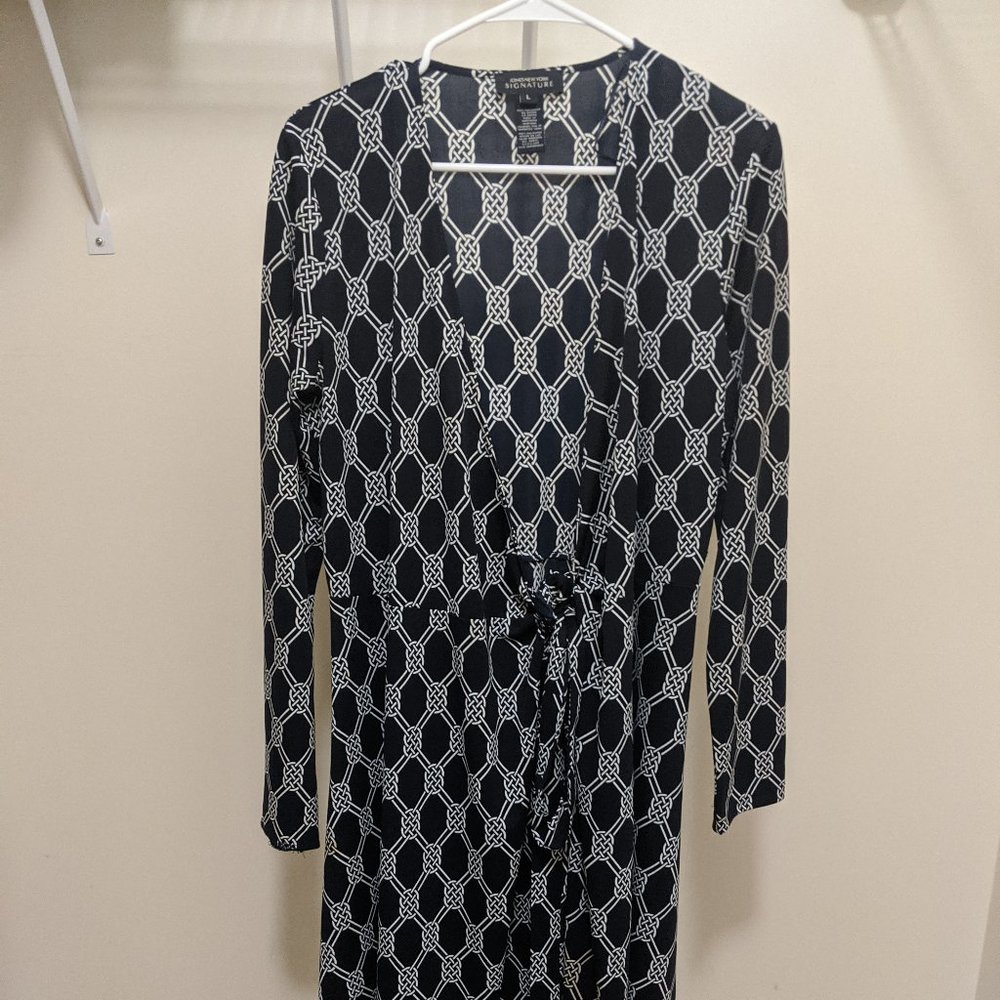 Jones New York Wrap Dress Sz L